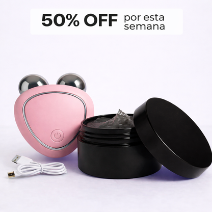 Masajeador facial con efecto lifting