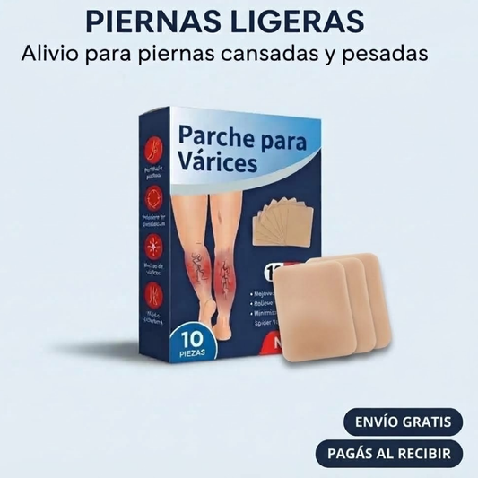 Parches Naturales para Varices y para las Piernas Cansadas