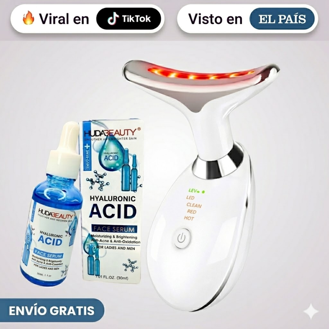 Masajeador Reductor de Arrugas y Papada + Serum de REGALO