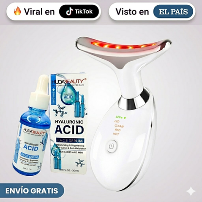 Masajeador Reductor de Arrugas y Papada + Serum de REGALO