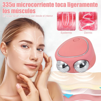 Masajeador facial con efecto lifting