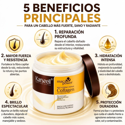 Mascarilla de Colágeno: recuperá el brillo y la fuerza de tu cabello