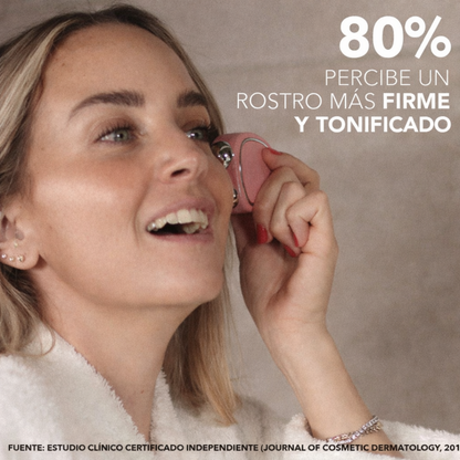 Masajeador facial con efecto lifting