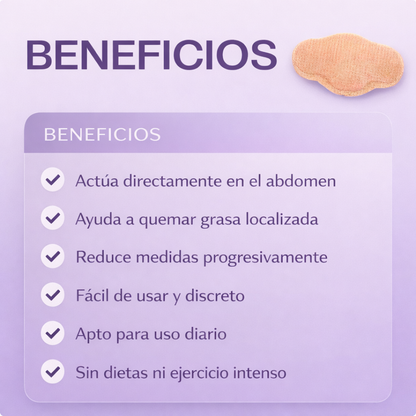 PARCHES EVOLUX™ – Reducí grasa abdominal sin dietas ni esfuerzo