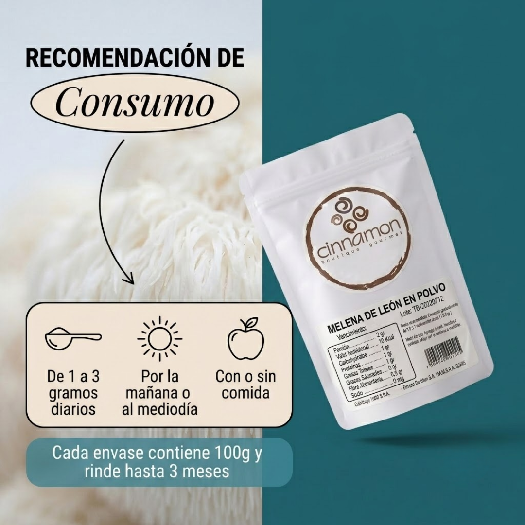 Suplemento natural de Melena de León